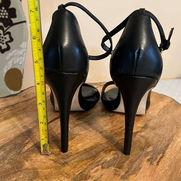 White House Black Market black strappy heels 9.5 - Picture 3 of 5